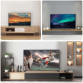 Miniatyrbild 5 av 5: Stativ för tv-ben 28 32 40 43 49 50 55 65 tum, tv-bänk för tv-ben, för 28D2700 32S321 med skruvar Black