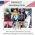 Miniatyrbillede 3 af 5: Taylor Tapestry Flag Til Soveværelse Swift, 120x150cm Musik Billede Væg Tapeter Værelse Hængende Plakat Flag Tapet Gaver
