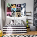 Miniatyrbillede 4 af 5: Taylor Tapestry Flag Til Soveværelse Swift, 120x150cm Musik Billede Væg Tapeter Værelse Hængende Plakat Flag Tapet Gaver