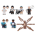 Miniatyrbild 1 av 5: 7 st Stranger Things Actionfigurer Byggklossar Leksaker 1,77 tum Stranger Things Minifigurer Byggleksaker