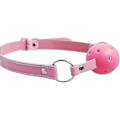 Miniatyrbild 5 av 5: 7st/ set Läder Bodaged Kit Adlt Explay Hndcffs/whps/ball Gg/rep/collr Bdm Pink