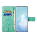 Miniatyrbillede 2 af 5: For Honor X6a 4g Owl Tree Imprinted Pu Læder Stand Wallet Case Fuld beskyttelse Telefon Cover Cyan
