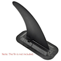 Miniatyrbild 3 av 5: 4 ST Sup Split Surfer Paddle Board Fenklämma Vattenseparator Vattenskidor Fisk Fenklämma Spänne Paddleboard Surfbräda svansklämma, svart
