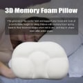 Miniatyrbillede 2 af 5: Godt sovepude Åndbar Memory Foam All-Around sovepude Ergonomisk cervikal nakkestøttepude dark gray