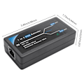 Miniatyrbillede 4 af 5: 2 Port Poe Extender 10/100mbps med Ieee 802.3af Standard Input/Output kompatibel Ip Camera Extend 100 F-dt