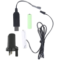 Pikkukuva 1 / 5: Aa-akun poistaja USB power Vaihda 1–4 kpl 1,5 V Aa-akkua UK-3V models