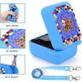 Miniatyrbillede 5 af 5: Silikoneetui til Bitzees Interaktivt digitalt legetøj til kæledyr Beskyttende hudærme med snor til Bitzee Virtual Electronic Pets Accessories Blue