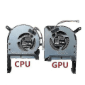 Pikkukuva 1 / 5: Tietokoneen tuulettimet Yhteensopivat Asus Fa706 Fx706li Fx706l Fa706iu Fa506 Fx506l Fx506lu Fa506ii Fx505d Fx95d Fx86 F CPU AND GPU fan