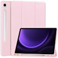 Miniatyrbillede 1 af 5: Smart læder tablettaske til Samsung Galaxy Tab S9 Fe Pink