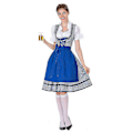 Pikkukuva 2 / 5: Myydyin naisten Oktoberfest-asu Saksalainen Dirndl-mekko-asumekko Baijerin karnevaalibileet 50 % tarjous-i Blue M