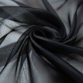 Miniatyrbillede 5 af 5: Gardin Tyl Dør Vindue Gardin Drape Panel Gennemsigtigt tørklæde Valancer Moderne soveværelse Stue Gardiner Black