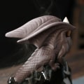Miniatyrbillede 2 af 4: Røgelsebrænder Keramisk Drage Røgelseskegle Vandfald Rygning