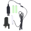 Pikkukuva 1 / 5: Aa-akun poistaja USB power Vaihda 1–4 kpl 1,5 V Aa-akkua UK-4.5V type