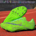 Miniatyrbillede 5 af 5: Herre atletiksko Spikes Track Race Jumping Sneakers Professionelle Running Nail Spikes Sko Hj259 Green 37