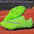 Pikkukuva 5 / 5: Miesten yleisurheilukengät Spikes Track Race Jumping Tennarit Professional Running Nail Spikes Kengät Hj259 Green 44
