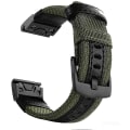 Miniatyrbillede 1 af 5: 22 mm nylonstrop er velegnet til Garmin Fenix ​​5/fenix 6 (grøn)