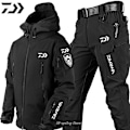Miniatyrbild 3 av 5: Taktisk vindtät vattentät jacka för män Special Forces Soft Shell Fiskedräkt Herr Army Combat Byxor Herr Fiskejackor 4xL Jackets 06