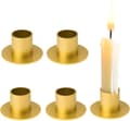 Miniatyrbillede 1 af 5: Lysestager - 4-delt sæt - Diameter 2,5 cm - Guld