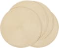 4-pack - 38 cm diameter - Beige vävda bordstabletter - Stilfull värmeisolerande bordsmatta