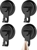 4-delars sugkopp badrumskrok set - svart - 5,48*7,62 cm