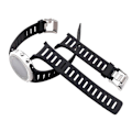 Miniatyrbild 2 av 5: Mjukt gummiklockarmband med metallspänne, armband med skruvmejslar för Suunto T1 T1c T3 T3c T3d T4c T4d T-Series Smartwatch-tillbehör