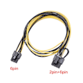 Miniatyrbillede 3 af 5: GPU Breakout Board + 12 stk. 6-pin til 8-pin kabel 20cm/50cm