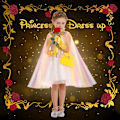 Miniatyrbild 2 av 6: Prinsesscape-set, 12 st Prinsessklänningar Utklädningskläder för Liten Flicka, Prinsessklänningar för Flicka 3-8 År Födelsedagspresent