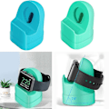 Miniatyrbillede 2 af 5: Opladerstand Silikone Dock Til Ios Watch Bærbar Ridsefri W