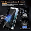 Miniatyrbillede 4 af 5: Privatlivsbeskyttelsesglas Samsung Galaxy S23 Ultra Skærmbeskytter Anti-Spion Fingeraftryksoplåsning