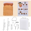 Pikkukuva 2 / 7: Neulahuovutussarja, DIY-villahuopamateriaalit, jossa huovutustyökalu ja ohjeet neulahuovutusprojekteihin ja aloittelijoille Felting Set A