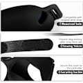 Miniatyrbillede 4 af 5: Design Cover til Oculus Quest 2 Controller Grips, Silikone Anti-Kast Grips Cover med Justerbare Knuckle Straps, Beskyttelse til Meta/Oculus Quest 2 A