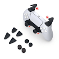 Miniatyrbillede 1 af 6: DOBE Playstation 5 / PS5 Trigger Knap + Joystick Cover Tommelfingergreb Sort