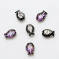 Miniatyrbilde 4 av 5: 60 stk. Krystallanheng Fiskeform 10x14mm Glassfasetterte Perler Cra