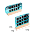 Miniatyrbilde 4 av 5: Lysende Baseboks For Switch-oled/lite 21-i-1 Transparent-magne