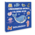 Miniatyrbillede 1 af 7: En malebog for voksne og teenagere, med super søde billeder og simple og afslappende mønstre, velegnet til en afslappende bog Undervandsverden Underwater World