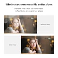 Miniatyrbillede 3 af 5: Clip-on Filter 52mm CPL Filtre Polarisering til Telefon Clip
