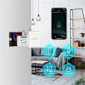 Miniatyrbilde 3 av 5: 2 stk. Wifi Smart Bryter Lysbryter, App Fjernkontroll, Stemmestyring