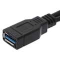 Miniatyrbilde 5 av 5: USB 2.0 A Hann til USB Hunn 2 Dobbel Dual Strømforsyning USB Hunn