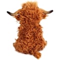 Miniatyrbild 2 av 7: 10,5 tum Highland Cows Gosedjur, Söt Fluffig Ko Plysch Figur Leksaker Realistiska Highland Cattle Plysch Dekor för Barn Flickor Pojkar Brown