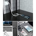 Miniatyrbild 6 av 6: USB till USB-C Adapter 4-pack, Typ C Hona till A Hane Laddningskabelkonverterare för Apple iWatch 8 7, Mac, iPhone 12 13 14 15 Max Pro, Airpods Pink 4-pack