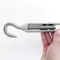 Miniatyrbillede 4 af 7: Hardware-sæt til solsejl 5 tommer til installation af trekantede og rektangulære solsejl, 304 rustfrit stål, 80 stk.