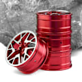 Pikkukuva 2 / 5: 4kpl 1/10 On-road Drift -auton 52mm metallivanne Rc-auton pyörä Ri