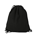Miniatyrbillede 1 af 4: bomulds sportstaske træningspose snørepose gymsack sæk jute skoletaske rygsæk Black