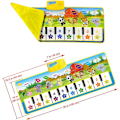 Miniatyrbilde 6 av 7: Musikkmatte for barn, musikkmatte, dansematte, barneleker, jenter, gutter, tidlig utdanning, berøringsmatte, bursdagsgave Musical Instruments