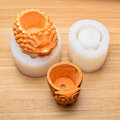 Miniatyrbillede 3 af 5: 3D Silikoneforme Sød Pindsvin/Ugle Form Geometrisk Modellering 2 T