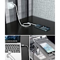 Miniatyrbild 6 av 6: USB till USB-C Adapter 4-pack, Typ C Hona till A Hane Laddningskabelkonverterare för Apple iWatch 8 7, Mac, iPhone 12 13 14 15 Max Pro, Airpods Grey 4-pack