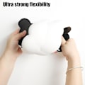 Miniatyrbild 5 av 5: Vit tangentbordsmoln handledsstöd, minnesskummaterial, ergonomisk, intim tangentbordsdyna för att lindra skrivsmärta