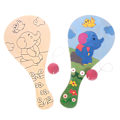 Miniatyrbild 4 av 4: 1st Sensorisk Lärande Mini Handgjord Paddleball Intelligent Utveckling
