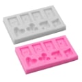 Miniatyrbillede 5 af 5: 8 Huller Silikone Fondantforme Mousseforme Gips Chokolade M