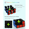 Miniatyrbild 4 av 9: Speed Cube, Original Speed Cube Super-Durable Sticker med levande färger (3x3x3)